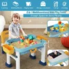 Costway 6 In 1 Kids Activity Table Set W/ Chair Toddler Luggage Building Block Table -Children Products Store GUEST 36adff80 969a 458e baf1 34f602b33329