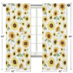 2pc Sweet Jojo Designs Sunflower Window Panel 9 2pc Sweet Jojo Designs Sunflower Window Panel -Children Products Store GUEST 376959d6 6e3a 4faa bf2a c9db3dcf0f24
