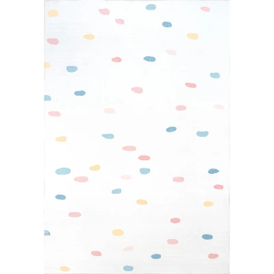 NuLOOM Calla Kids Polka Dot Nursery Or Playroom Area Rug 11 NuLOOM Calla Kids Polka Dot Nursery Or Playroom Area Rug - Image 9