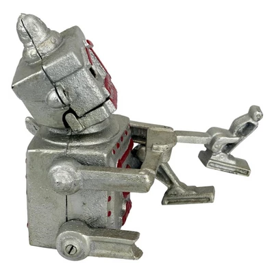 Design Toscano Robert The Robot Die-Cast Iron Mechanical Coin Bank 4 Design Toscano Robert The Robot Die-Cast Iron Mechanical Coin Bank - Image 2