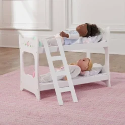 Badger Basket White Rose 18" Doll Bunk Bed -Children Products Store GUEST 3a5248d3 3374 44f6 93c0 0be0ffde71b2