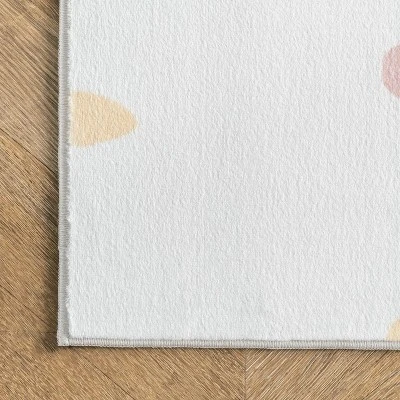 NuLOOM Calla Kids Polka Dot Nursery Or Playroom Area Rug 6 NuLOOM Calla Kids Polka Dot Nursery Or Playroom Area Rug - Image 4