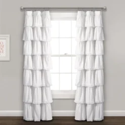 52"x84" Ruffle Window Curtain Panel - Lush Décor -Children Products Store GUEST 3aa86175 d565 4c7b aab0 6ddad89b5b6a