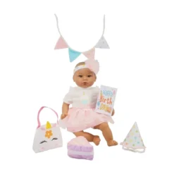 Madame Alexander Small Wonder 14" Party Time Set - Brown Eyes