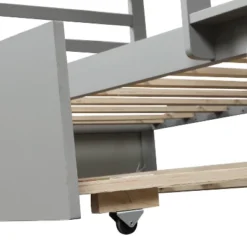 Twin Over Twin Wood Bunk Bed With Safety Rail And Movable Trundle-ModernLuxe -Children Products Store GUEST 3de604a1 bd29 4c6d a7a4 ff4bf0fa2257