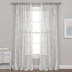 52"x84" Ballgown Glam Sparkle Sequins Window Curtain Panel - Lush Décor -Children Products Store GUEST 41512656 5bfb 4b50 bb14 f1ee051be9d0
