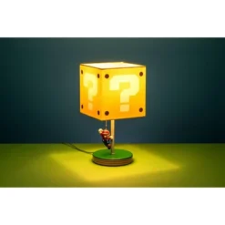 14" Nintendo Super Mario Block Table Lamp -Children Products Store GUEST 41e30422 bb76 4f1f 9d67 3474734ccbdd
