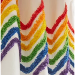 2pk Rainbow Tufted Striped Poletop Curtains - Dream Factory 10 2pk Rainbow Tufted Striped Poletop Curtains - Dream Factory -Children Products Store GUEST 41fc4b08 0893 462c 8f9a 928d29b87fd7