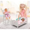 English Country Doll High Chair And Bed Set With Chevron Bedding - White/Pink 2 English Country Doll High Chair And Bed Set With Chevron Bedding - White/Pink -Children Products Store GUEST 4271c62a 6a19 4790 b163 ee22ff1625e7