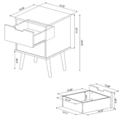 Modern Kids' Nightstand White - Pillowfort™ -Children Products Store GUEST 43187505 1f27 4b45 8d32 b1cd213ac469