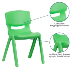 Emma And Oliver 5 Pack Plastic Stackable School Chair With 15.5'' Seat Height -Children Products Store GUEST 4532784e 007c 4f84 ad23 0d283c01c877
