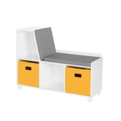 RiverRidge Home Kids' Book Nook Collection Cubby Storage Bench With 2 Bins - RiverRidge -Children Products Store GUEST 4567b91e ea70 4422 b734 bebe25589f3c