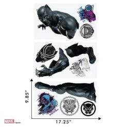 Black Panther Wall Decal - Decalcomania -Children Products Store GUEST 4597fbda 0c32 4ce6 a06b a2defc402f33