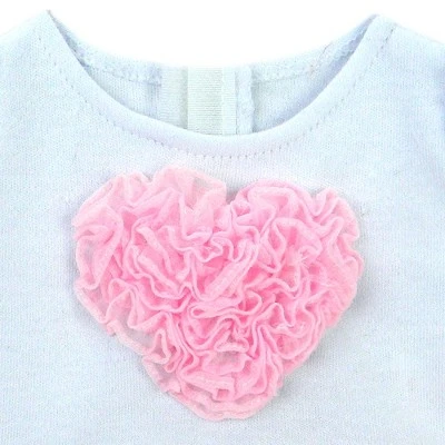 Sophia’s Heart Dress And Headband Outfit For 15'' Dolls, White/Pink 5 Sophia’s Heart Dress And Headband Outfit For 15'' Dolls, White/Pink - Image 3