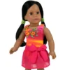 Sophia’s Bathing Suit & Sarong Outfit Set For 18” Dolls, Orange/Hot Pink -Children Products Store GUEST 4740793e ea54 42f0 8405 c3efc3c5bb87