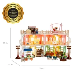 Best Choice Products Deluxe Cottage Dollhouse Mansion Pretend Toy Playset W/ 225 Accessories And Tiny Critters For Kids -Children Products Store GUEST 48a17bc0 e5f8 4ccd 8fd9 cf011eeed95a