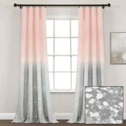 52"x84" Set Of 2 Glitter Ombre Metallic Print Window Curtain Panels - Lush Décor 16 52"x84" Set Of 2 Glitter Ombre Metallic Print Window Curtain Panels - Lush Décor -Children Products Store GUEST 4acabd5f ad64 4b71 895b 95dd81840306
