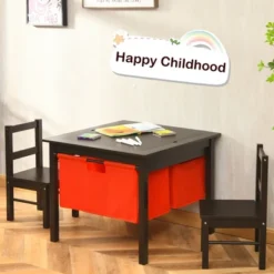 Costway 2-in-1 Kids Activity Table & 2 Chairs Set W/Storage Building Block Table -Children Products Store GUEST 4b4044eb 36db 4135 999e 2f996ce3e8bc
