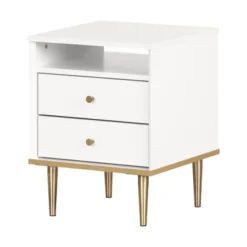 Dylane 2-Drawer Nightstand Navy - South Shore -Children Products Store GUEST 4b5fcf0d 6b1c 4f56 8464 a1b577079195