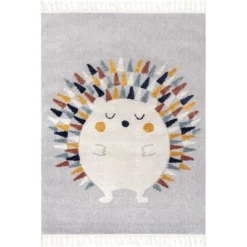 NuLOOM Amiah Hedgehog High-Low Kids Tasseled Area Rug -Children Products Store GUEST 4c90d5e0 ac55 4013 bf93 badeb728aa6f