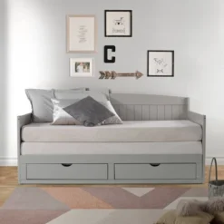 King Harmony Daybed With Conversion Dove Gray - Alaterre Furniture 19 King Harmony Daybed With Conversion Dove Gray - Alaterre Furniture -Children Products Store GUEST 4d2b4df1 292a 4eed 8f84 da78827022ef