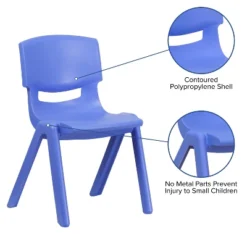 Flash Furniture 4 Pack Blue Plastic Stackable School Chair With 13.25'' Seat Height 12 Flash Furniture 4 Pack Blue Plastic Stackable School Chair With 13.25'' Seat Height -Children Products Store GUEST 4e8d4fb2 1d1a 4a03 a8ab 2c41710f57a6