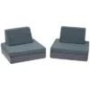 Children's Factory Multipurpose Whatsit Kids Furniture Sofa Couch With Flexible Seat Cushions For Home Bedrooms, Playrooms, And Dorms, Gray -Children Products Store GUEST 51f14b1b b08e 4500 85ba 17035846347a