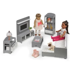 Media Room Furniture Set For 18" Dolls - Gray/White -Children Products Store GUEST 52796a88 829c 4f64 9ade b46feadc0e23