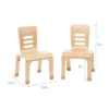 ECR4Kids Bentwood Chairs, Stackable School Chairs, Assembled, 2-Pack - Natural -Children Products Store GUEST 52aca961 3fb6 4504 8dae ca85905e2a3c