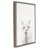 24" X 18" Alpaca Framed Canvas Art - Uniek -Children Products Store GUEST 54c74235 1e3f 4990 b86a 83a6104647f6