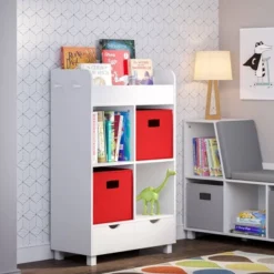 Kids' Book Nook Cubby Storage Cabinet With Bookrack - RiverRidge Home -Children Products Store GUEST 55cb099a e27b 401c 8daf 8e4f1506d5a8