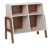 Telos Matte Walnut Storage Unit White - Nathan James -Children Products Store GUEST 55e9f23c 1025 47e9 ae0f 86217bcf9287