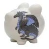 Bank Mythical Dragon Pig Bank - One Bank 7.5 Inches - Save Money - 36916. - Ceramic - White -Children Products Store GUEST 566032f5 a9a3 44d3 bc98 8fa6d3de82d7