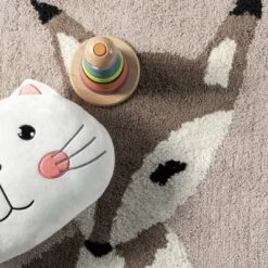 NuLOOM Nola Fox Machine Washable Kids Area Rug -Children Products Store GUEST 56c192de c9ef 4ea6 a2bd ba8eda959e68