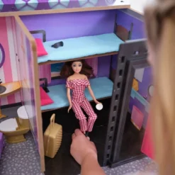 KidKraft 2-in-1 Wooden Hotel & Waterslide Dollhouse 21 KidKraft 2-in-1 Wooden Hotel & Waterslide Dollhouse -Children Products Store GUEST 5a88a2d9 6cab 4a36 8f41 d8085043d54c