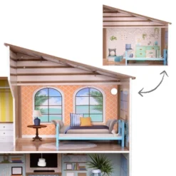 Olivia's Little World By Teamson Kids Wooden Dreamland Mediterranean Dollhouse Set -Children Products Store GUEST 5b9d272d 48b2 4bea aaaa a3bf97d91da6