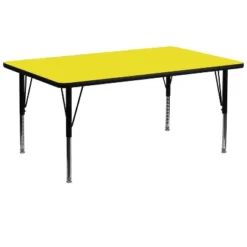 Flash Furniture 30''W X 72''L Rectangular HP Laminate Activity Table - Height Adjustable Short Legs 7 Flash Furniture 30''W X 72''L Rectangular HP Laminate Activity Table - Height Adjustable Short Legs -Children Products Store GUEST 5bbd760a 0304 4719 ae15 db5548928c09