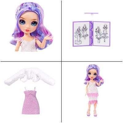 Rainbow High Fantastic Fashion Violet Willow 11" Fashion Doll W/ Playset 6 Rainbow High Fantastic Fashion Violet Willow 11" Fashion Doll W/ Playset - Image 4