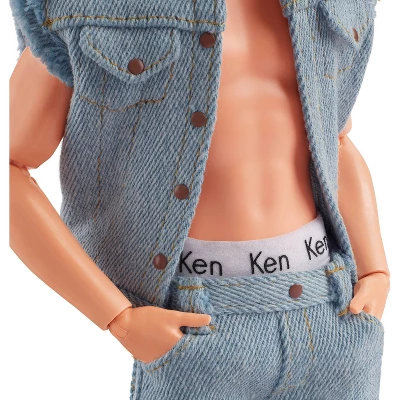 Barbie: The Movie Collectible Ken Doll Wearing Denim Matching Set 4 Barbie: The Movie Collectible Ken Doll Wearing Denim Matching Set - Image 2