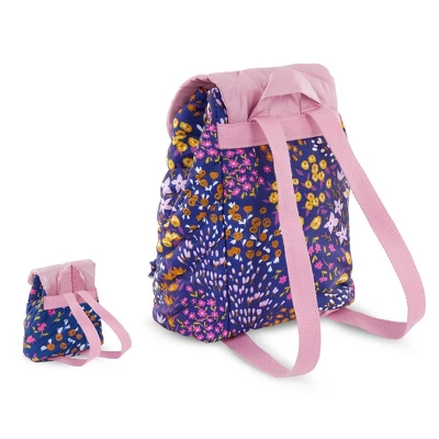Our Generation Me & You Matching Floral Backpacks Accessory Set For Kids & 18" Dolls 4 Our Generation Me & You Matching Floral Backpacks Accessory Set For Kids & 18" Dolls - Image 2