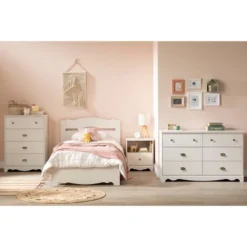 Lyara 1 Drawer Nightstand White Wash - South Shore -Children Products Store GUEST 5f2133ec 2aeb 4e17 928f bcde4ed4db90