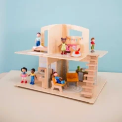 HABA Little Friends Dollhouse City Villa With 10 Pieces Of Furniture -Children Products Store GUEST 61260624 3f0e 410f af38 c25ba2b5b3a3