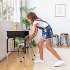 ECR4Kids Daisy Stackable Stool Set, Flexible Seating, 17in Seat Height, 8-Piece -Children Products Store GUEST 61a4a8bf 824d 40ee 8702 dd90c0e30ba4