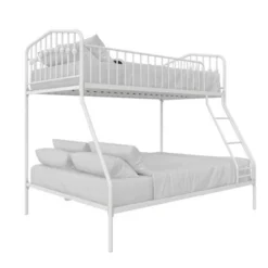 Twin/Full Kids' Bushwick Metal Bunk Bed - Novogratz -Children Products Store GUEST 6271d0a0 bf86 40be 93f7 6952f69e1e91
