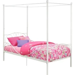 Twin Clara Metal Bed White - Room & Joy -Children Products Store GUEST 63fc5265 dea5 48d5 a36b 4239a7eb9b36