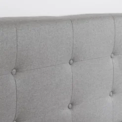 Dylane Upholstered Platform Bed And Headboard Pale Soft - South Shore -Children Products Store GUEST 63ff9275 687e 4903 91bc dc4196fd601f