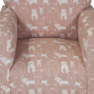 Tonai Animal Print Kids' Rocking Chair Pink - HOMES: Inside + Out 8 Tonai Animal Print Kids' Rocking Chair Pink - HOMES: Inside + Out - Image 6