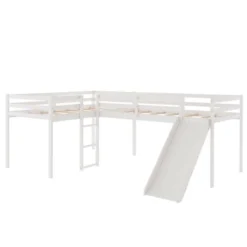 L-Shaped Twin Size Loft Bed With Ladder And Slide - ModernLuxe 14 L-Shaped Twin Size Loft Bed With Ladder And Slide - ModernLuxe -Children Products Store GUEST 66bfead8 8ea2 4fdc b807 a0a720d0c033
