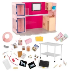 Our Generation Healthy Paws Vet Clinic Playset In Pink With Electronics For 18" Dolls -Children Products Store GUEST 681b0e30 d78d 4e33 aed8 da5736e8e3a2