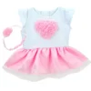 Sophia’s Heart Dress And Headband Outfit For 15'' Dolls, White/Pink -Children Products Store GUEST 6839a58a b42b 452b 859e 994e33c3010a
